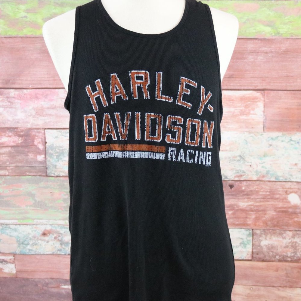 Harley-Davidson Racing Distressed Tank Top Size XL
